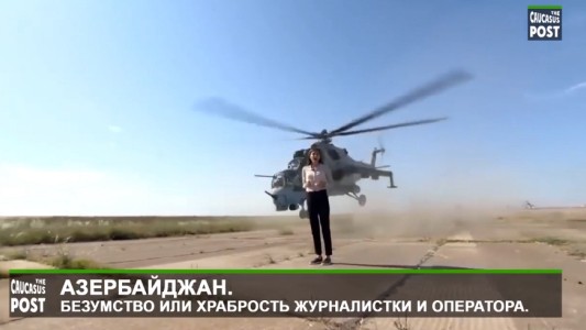 Una periodista casi muere decapitada por un helicóptero