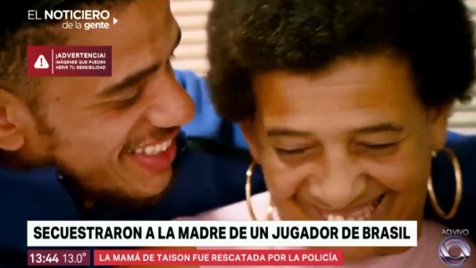 Video: así secuestraron a la madre de un jugador de Brasil