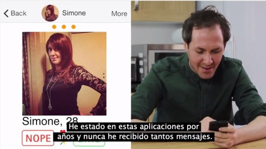 Experimento: Un hombre se hizo pasar por mujer en Tinder y esto fue lo que pasó