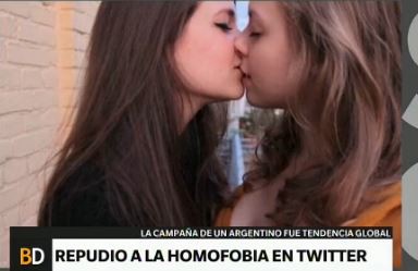 Repudio a la homofobia en Twitter