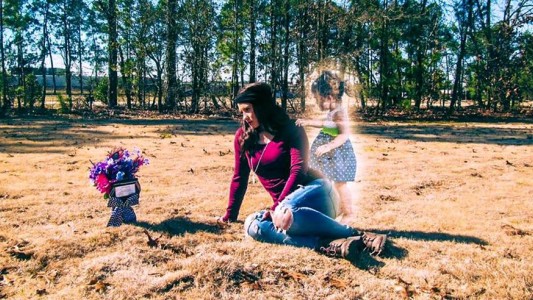 Las fotos tiernas que esconden un crimen horrendo