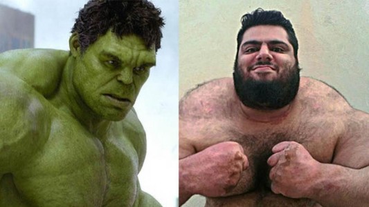 El "hulk iraní" causa sensación en las redes sociales