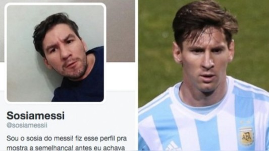 El brasilero que está feliz por ser el "doble" de Messi
