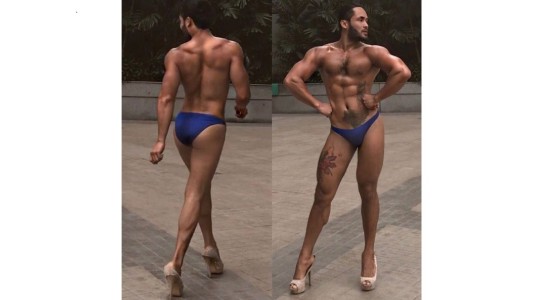 #EsViral Este filipino desfila mejor que Miss Universo y usa los tacos más altos que existen