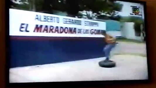 #EsViral La publicidad de "El Maradona de las Gomas"