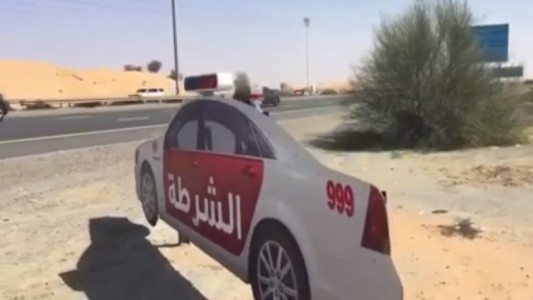 Video: patrulleros de cartón para controlar el exceso de velocidad