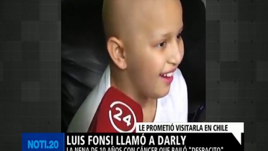 Luis Fonsi sorprendió a la nena con cáncer que bailó "Despacito"