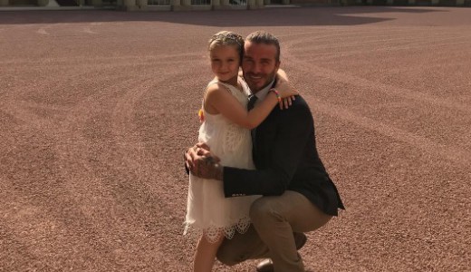 Princesa: La pequeña Harper Beckham hizo su fiesta de cumpleaños en el Palacio de Buckingham