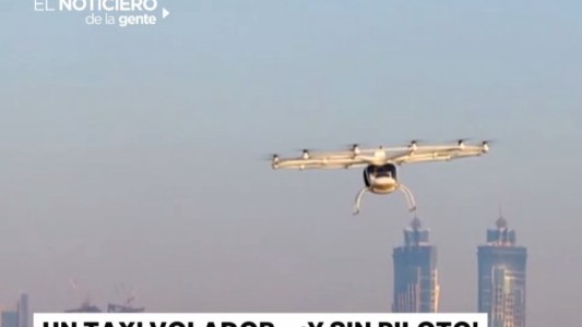 Video viral: un taxi volador en Qatar