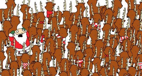 El nuevo reto viral de Navidad: ¿podés encontrar al oso entre los ciervos?