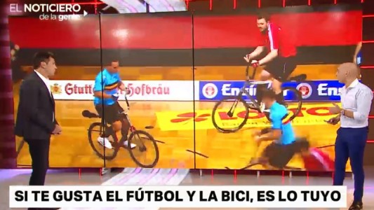 Si te gusta el fútbol y la bici: esto es lo tuyo
