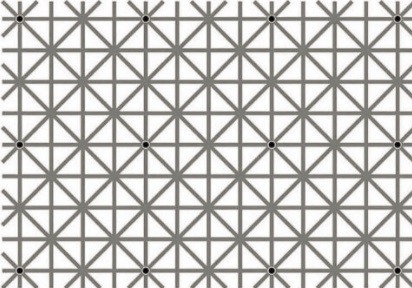 Reto viral: ¿podés ver los doce puntos negros que hay en esta imagen?