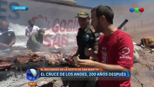 Cruce de los Andes: móvil desde el Valle de los Patos Sur