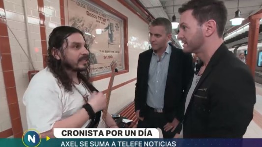 Cronista por un día: Axel recorrió los subtes para conocer a los artistas urbanos