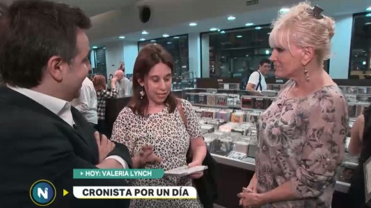 Cronista por un día: Valeria Lynch y un recorrido en la Noche de las Disquerías