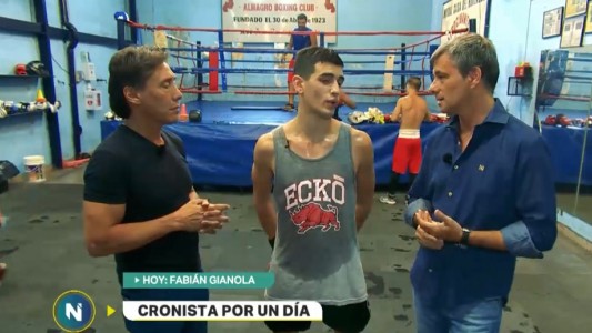 Cronista por un día: Fabián Gianola se sube al ring