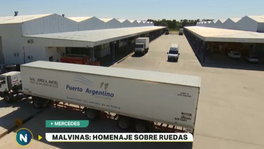 Los camiones de Malvinas: el homenaje sobre ruedas de un ex combatiente