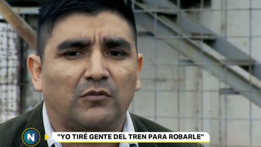 “Yo tiré gente del tren para robarle”:  la confesión de un delito terrible