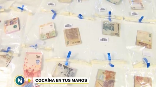 Cocaína en tus manos: el 90% de los billetes contienen partículas de droga