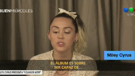 Miley Cyrus presenta "Younger now"