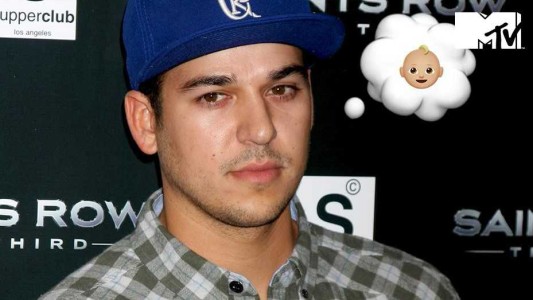 Rob Kardashian dio una pista sobre el nombre de la bebé West y ¡no lo vimos!