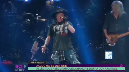 AC/DC no se detiene: allegados aseguran que la banda seguirá con Axl Rose