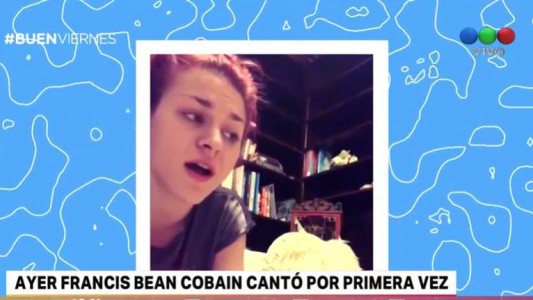 En el aniversario de la muerte de Kurt Cobain, su hija estrenó su primera canción