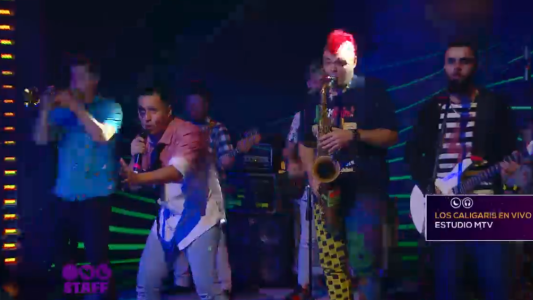 Los Caligaris en Estudio MTV