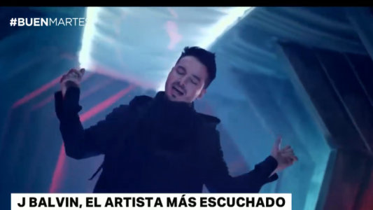 J Balvin, el artista más escuchado