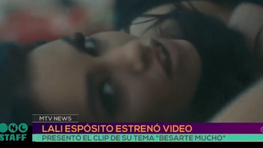 "Besarte mucho", el nuevo video de Lali Espósito