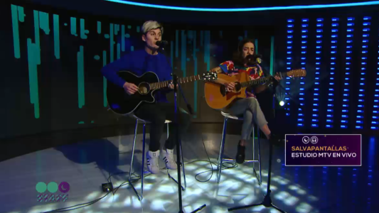 Salvapantallas en vivo en el Estudio MTV