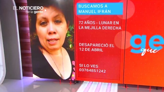 Gente que buscamos: Manuel Ifrán está desaparecido desde el 12 de Abril