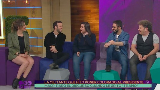 La militante que hizo sonrojar al Presidente