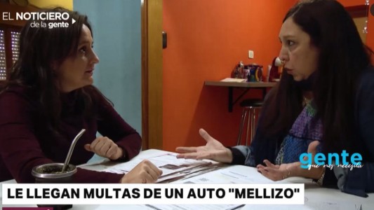 #GenteQueNosNecesita: le llegan multas de un auto mellizo