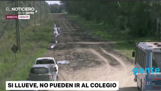 Necesitan asfalto para ir a estudiar