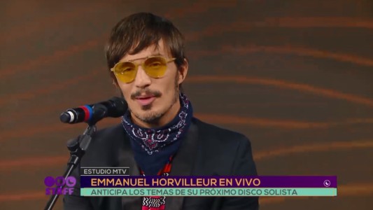 Estudio MTV: Emmanuel Horvilleur, versiones acústicas de sus nuevas canciones