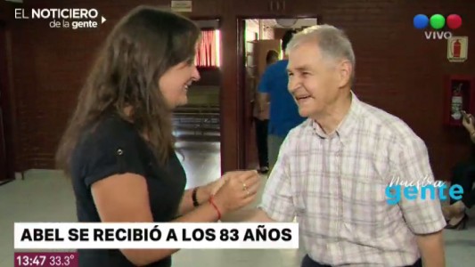 #NuestraGente : se recibió de abogado a los 83 años