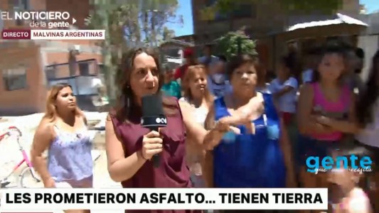 #GenteQueNosNecesita : les prometieron asfalto, pero tienen tierra