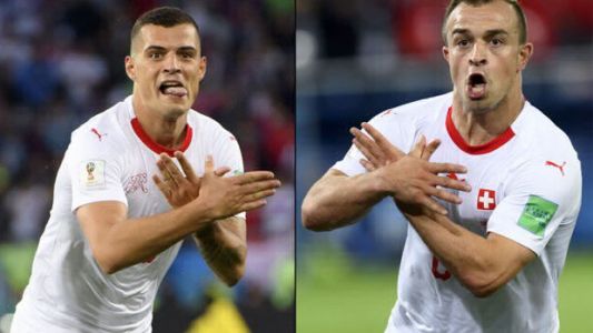 La historia detrás de los festejos de gol de los jugadores de Suiza