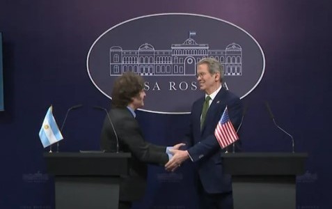 Nuevo respaldo de Estados Unidos a Milei: “Está cumpliendo el mandato renovado del pueblo”