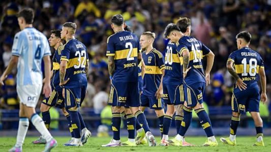 Boca igualó sin goles con Racing: Cavani sufrió silbidos