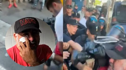 La palabra del camarógrafo que fue agredido por la Policía en Congreso