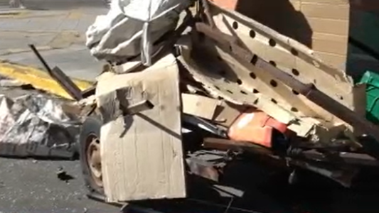 Mataderos: un reciclador fue atropellado y está en grave estado