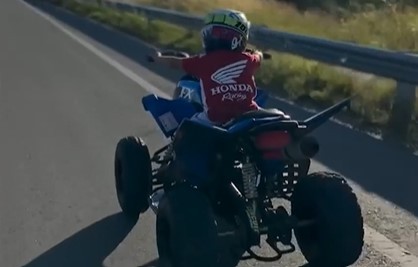 Solicitan la inhabilitación del joven que permitió que su hijo maneje un cuatriciclo