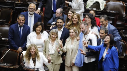 Diputados: cánticos e insultos entre libertarios y peronistas en la jura