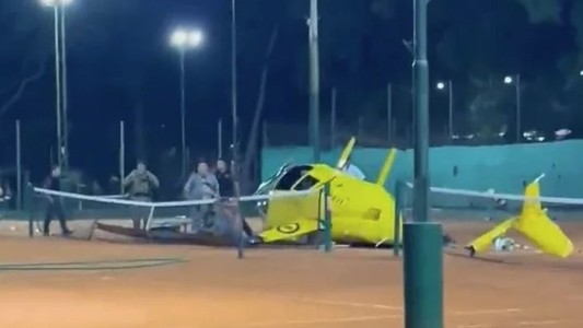 Cayó un helicóptero en el ex circuito KDT de Palermo