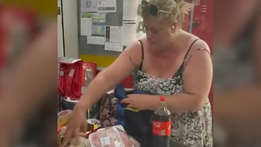 "Deje todo y váyase": el careo a una mechera que se guardó mercadería en su mochila