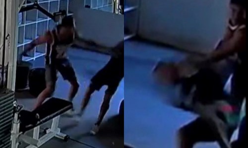 Video: paliza brutal en un gimnasio de Carmen de Areco