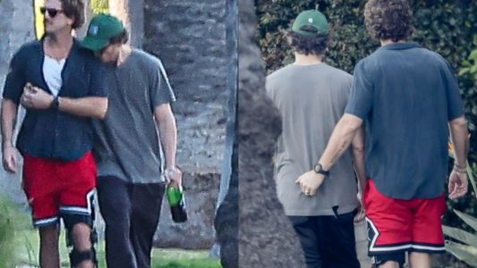 Cada vez más juntos: el paseo de Pedro Pascal y Rafael Olarra por Beverly Hills