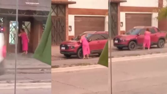 Relatos salvajes: una mujer rompió el parabrisas con un martillo al auto de su ex